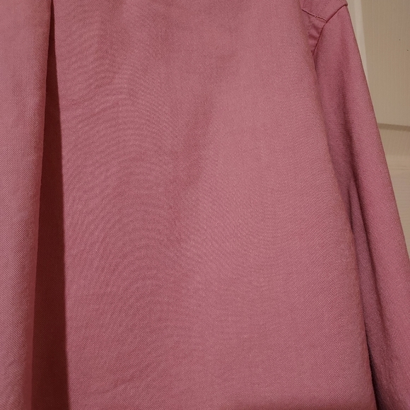 Lands End Mens Pink Oxford Button Down Tailored Dress Shirt Preppy 16x35 - Picture 10 of 10